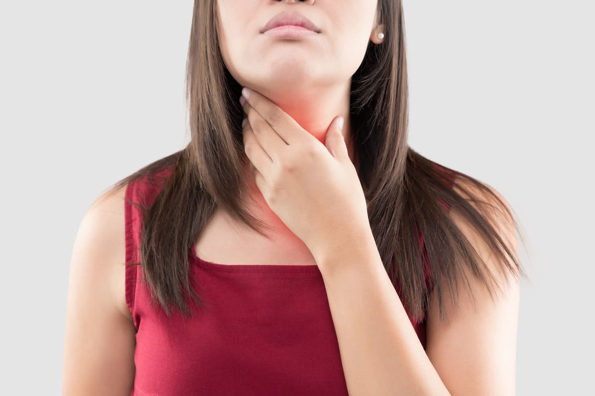 Symptoms caused by growing of thyroid nodules